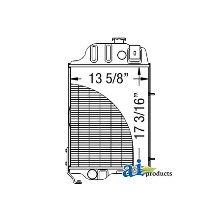 A & I Products Radiator 31.5" x16.5" x8.5" A-AT20849